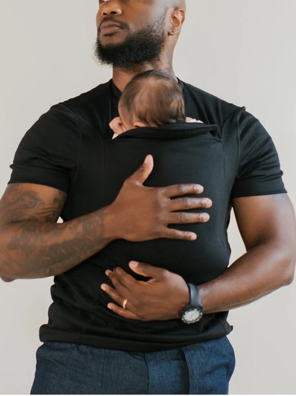 Lalabu Dad Shirt, a functional baby wear shirt designed for newborns Size XL